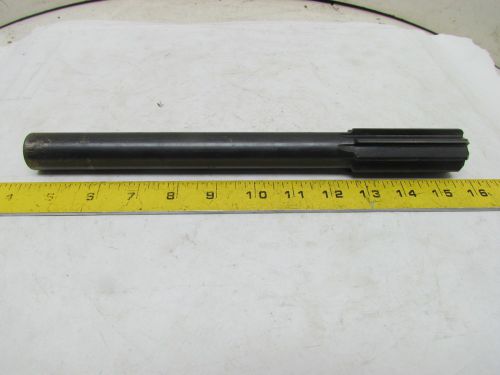Morse 1-1/4 machine chucking reamer 11-1/2 straight shank 8pt straight flute for sale