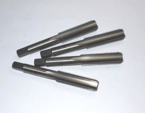Greenfield bottoming hand taps 7/16-20 h3 4fl hss unf 14248 qty 4 &lt;614&gt; for sale