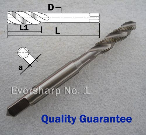 1pcs hss strengthing shank spiral fluted right hand machine tap m6 pitch 1.0mm for sale
