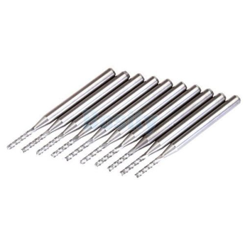 10pcs 1.5mm carbide end mill endmill tungsten steel blade cnc/pcb engraving bit for sale
