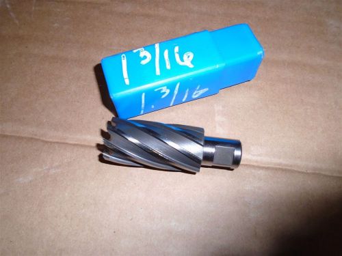 HSS 1-3/16 INCH  X 2 INCH ANNULAR CUTTER BIT USED AS IS FREE SHIP IN USA