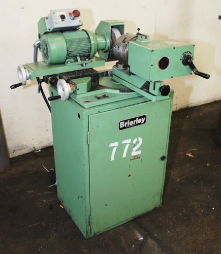 2&#034; Dia. Brierley ZB50 DRILL GRINDER, 6-JAW Chk, CABINET BASE