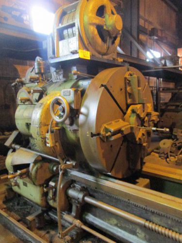 AMERICAN ENGINE LATHE, 42&#034; SWING, 288&#034; CENTERS, STEADY RESTS, 20 HP