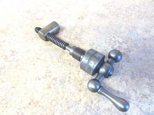 Original south bend 9 10k metal lathe compound rest top dial feed screw &amp; handle for sale
