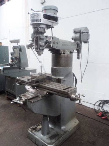 Bridgeport vertical mill w/ bridgeport shaping attachment and tooling kurt vise for sale