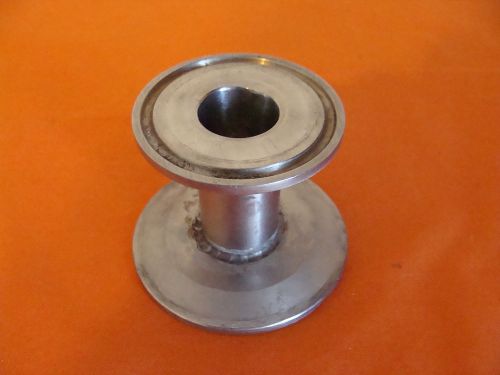 Unknown mfg. tri-clamp spool 1 1/2&#034;-2&#034; stainless steel 3/4&#034; inside diameter for sale