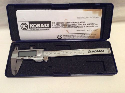 Kobalt 6 inch electronic Caliper with digital display tool
