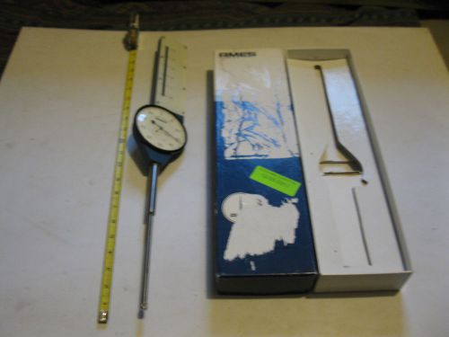 ames 0 to 5&#034; drop indicator.heavy duty,large face dial.very good condition.
