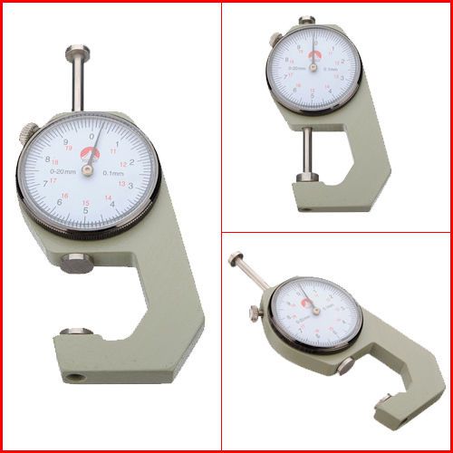 0-20mm 0.1mm Precision Dial Indicator Pocket Thickness Gage Gauge Measuring Tool