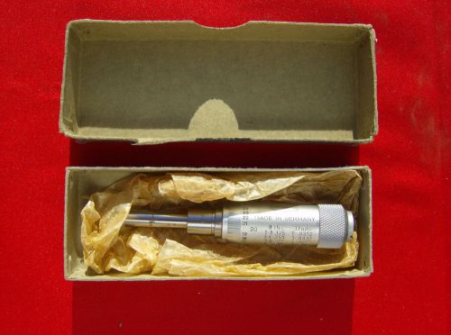 Optometrix micrometer head 0” -  1” made in germany vintage machine shop (610) for sale