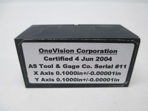 NEW ONE VISION #11 CALIBRATION BLOCK REPLACEMENT PART D317467