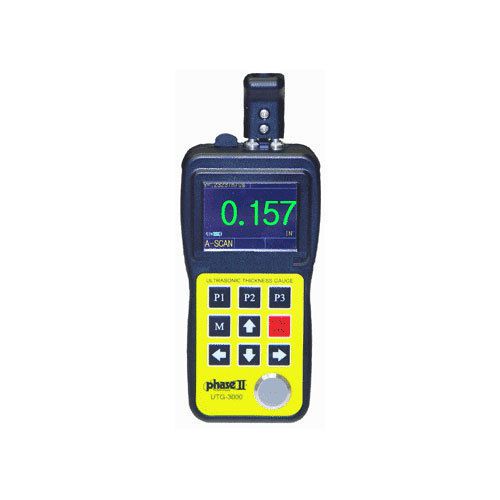 Phase ii ultrasonic thickness gauge w/a scan-color waveform, #utg-3000 for sale