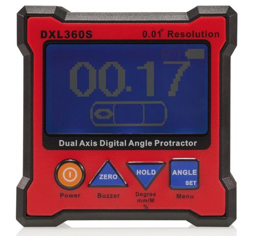 Digital Protractor Angle Level Box 0.01° 360S USB RS232