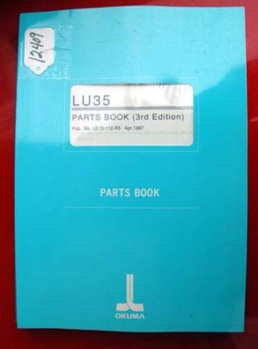 Okuma LU35 Parts Book: LE15-112-R3 (Inv.12409)