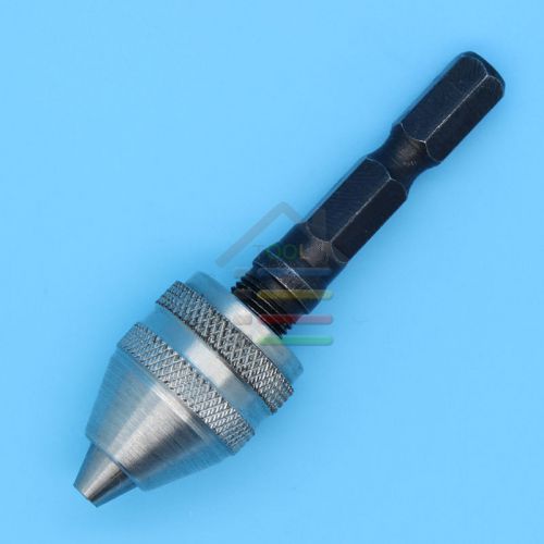 Hex 1/4&#034; keyless drill bit chuck 0-4mm quick change adapter converter power tool for sale