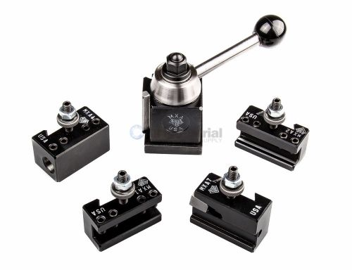 Aloris miniature ultra-precision mxa quick change tool post set - 4 holders usa for sale