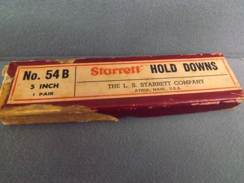 Vintage Starrett No. 54B 5 in. Hold Downs