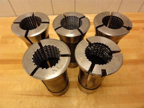 (5) assorted 1-5/8&#034; cone collets, camco ballas morrison, lathe grinder id/od for sale