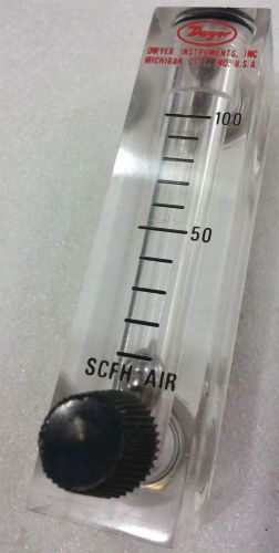 VISI-FLOAT, Flowmeter, VFA-8, 4in scale, 10-100 SCFH air, DWYER
