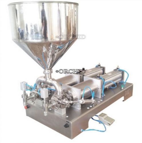 30--300ml double heads cream shampoo cosmetic automatic filling machine for sale
