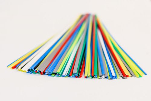 Pp plastic welding rods mix triangle &amp;flat strips weld sticks 40pcs for sale