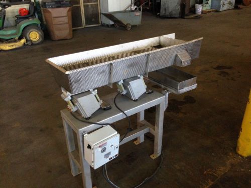 FMC Syntron Stainless Steel Vibratory Conveyor Used But In Very Good Condition
