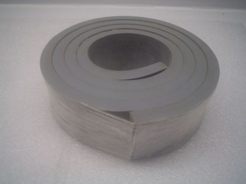 High density rubber 1/2&#034; X 2 1/2&#034; X 72&#034; grey  surplus stock 60 day warranty