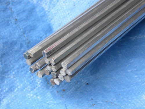 Aluminum hex stock 5/16&#034;(0.3125&#034;) x 72&#034; (20 pieces) 120 feet total 6061 t6 alloy for sale