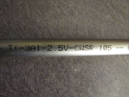 NEW TITANIUM TUBE TUBING 1/2&#034; X .026&#034; X 12&#034; or &#034;LONGER&#034;, ALLOY 3AL-2.5V