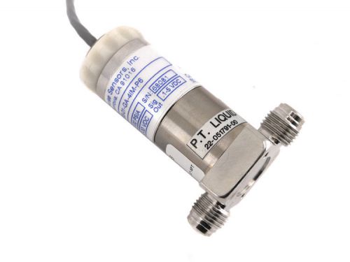 Precise sensors 3243-100-01-ga-4im-p6 1/4&#034;-npt pressure transducer 0-100psia for sale