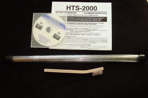 5 18&#034; Aluminum Brazing Rods HTS- 2000 Low Temp ~Complete Starter Kit~