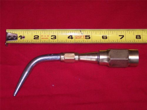 Esab oxweld #6 welding head nozzle 639975 cutting torch 24r handle acetylene for sale