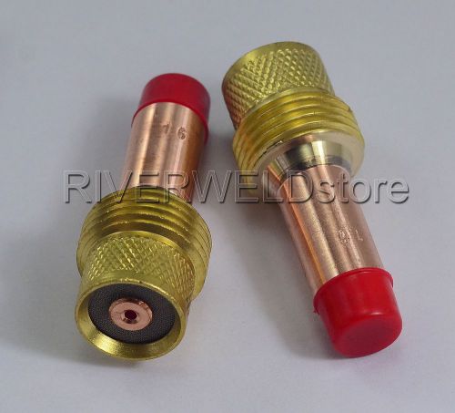 45V25 1/16“TIG Collet Body Gas Lens FIT TIG Welding Torch WP 17 18 26 Series,2PK