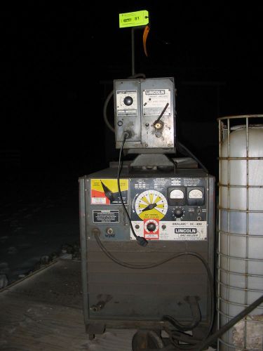 Lincoln idealarc dc 400 stick/tig  mig welder with ln-7 wire feeder for sale