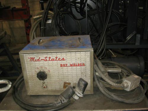 Mid-States Dot Welder 230volts, 40 amp, 50-60 cycles