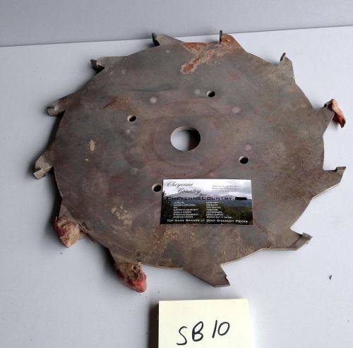 Dado sawmill saw blade 12-3/4&#034; w 1-1/4&#034; arbor for industrial sb10 for sale