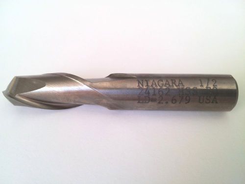 Niagara cutter bit - 1/2&#034; x 1/2&#034; hss flute, right hand, sb207 usa for sale