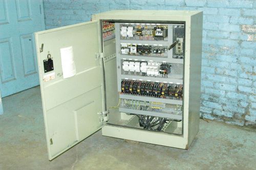 SCMI Moulder electrical control cabinet mcc bucket starter panel Logic 23   440v