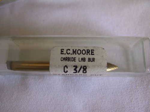 EC Moore Ti-Ni C-3/8 Lathe Carbide Bur 1/4&#034; shank