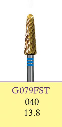 Dental Lab Carbide Cutters-HP Shank(44.5 mm)-G079FST/040(8327)-Cross Cut(2 Burs)
