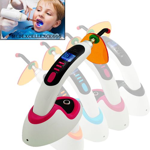 Ce fda wireless cordless led dental curing light lamp 10w 1800mw teeth whitening for sale