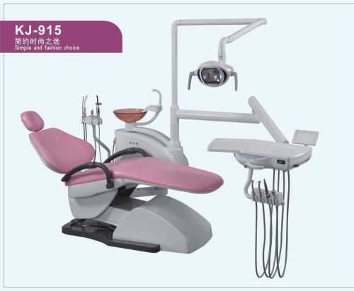 New dental unit chair kj-915 computer controlled fda ce approved hard leather for sale