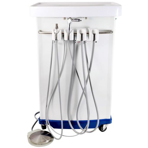 Portable dental turbine self delivery unit cart air compressor lab equipment for sale