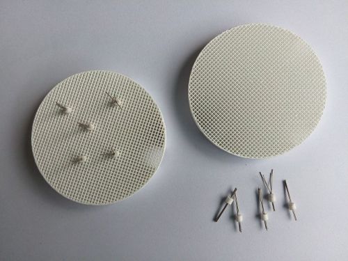 2pcs Dental Honeycomb Firing Tray,Round,72 mm with special design metal Pins