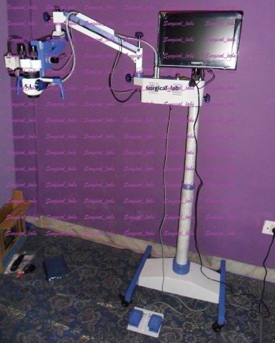 Dental Surgical Microscope with LED Illumination, Motorized Focusing