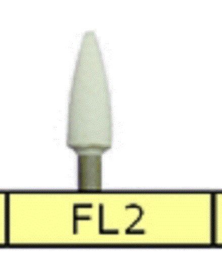 White Stones FL2 FG Shank 60/Box Besqual for dental composites