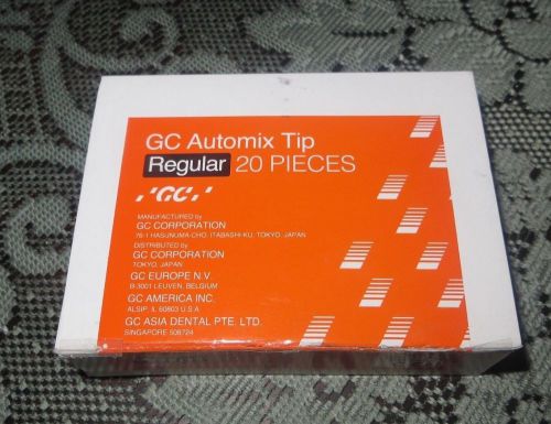 GC America G-Cem Automix Tip 20 per box #002902 Outer box is opened