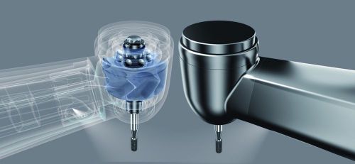 Dental Sirona SIROBoost fiber optic handpiece turbine LED 22 watts power Germany