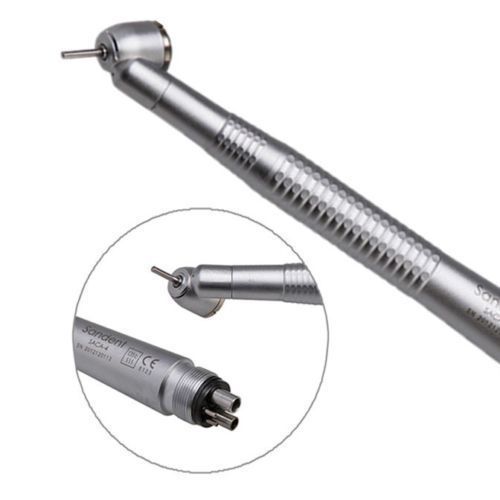 1 x new dental 45 degree high speed handpiece push button 4 holes for sale
