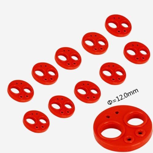 10 X Rubber Seal Cushion 4Hole Replacement For Dental Handpiece drill 12.0mm